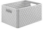Rotho Kunststoff AG Rotho COUNTRY Korb, 18 Liter, Aufbewahrungskorb, Ma&szlig;e: 368 x 278