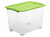 Rotho Kunststoff AG Rotho EVO SAFE Box, mit Rädern, 65 Liter, Aufbewahrungsbox für