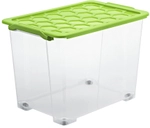 Rotho Kunststoff AG Rotho EVO SAFE Box, mit R&auml;dern, 65 Liter, Aufbewahrungsbox f&uuml;r