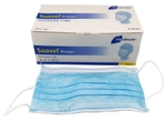 Meditrade GmbH Meditrade Suavel&reg; Protec Mundschutz, blau, OP-Maske nach EN 14683,