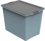 Rotho Kunststoff AG Rotho COMPACT A3 Stapelbox mit Rollen, 70 Liter, Box mit