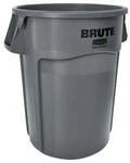 Rubbermaid Abfallbeh&auml;lter BRUTE&reg;, grau, Robuster M&uuml;lleimer ideal f&uuml;r die