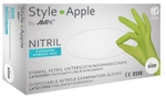 AMPri Handelsgesellschaft mbH Style Apple Nitrilhandschuhe, puderfrei, gr&uuml;n,