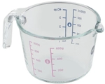 EMSA (Groupe SEB Deutschland GmbH) EMSA Prep & Bake Messbecher, Glas,
