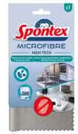 Mapa GmbH Spontex Microfibre High-Tech Tuch, Waschbares Mikrofasertuch f&uuml;r ein