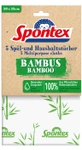 Mapa GmbH Spontex Sp&uuml;l-/ Haushaltst&uuml;cher, Bambust&uuml;cher, 5er-Pack, Ideal zum