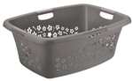 Rotho Kunststoff AG Rotho W&auml;schekorb FLOWERS, 50 Liter, Hochwertiger W&auml;schesammler