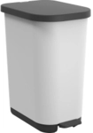 Rotho Kunststoff AG Rotho RIBO Treteimer, 35 Liter, Robuster Abfalleimer mit Pedal