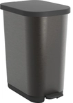Rotho Kunststoff AG Rotho RIBO Treteimer, 35 Liter, Robuster Abfalleimer mit Pedal