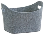 Zeller Present Handels GmbH Zeller Filzkorb, oval, 31,5 x 19 x 21 cm, Einfache