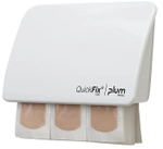 Plum Deutschland GmbH Plum QuickFix Pflasterspender UNO, wei&szlig;, Moderner Spender f&uuml;r