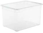 Rotho Kunststoff AG Rotho CLEAR Clearbox mit QR-Code, Aufbewahrungsbox,...