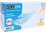 Franz Mensch GmbH HYGOSTAR&reg; Nitrilhandschuh Safe Super Stretch, puderfrei, blau,