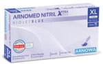 Arnowa GmbH ARNOMED Nitril XTRA PURE Einmalhandschuhe, puderfrei, violett,