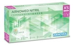 Arnowa GmbH ARNOMED Nitril Peppermint Green Einmalhandschuhe, puderfrei, gr&uuml;n,
