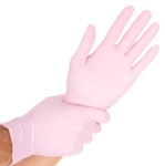 Franz Mensch GmbH HYGOSTAR&reg; Safe Light Nitrilhandschuhe, puderfrei, rosa,