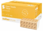WEPA Professional GmbH Satino HiCycle Handtuchpapier, V-Falz, 2-lagig, wei&szlig;, PT3,
