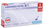 Arnowa GmbH ARNOMED Nitril XTRA PURE Einmalhandschuhe, puderfrei, violett,