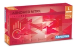 Arnowa GmbH ARNOMED Nitril Lava Red Einmalhandschuhe, puderfrei, rot, Elastische und
