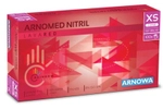 Arnowa GmbH ARNOMED Nitril Lava Red Einmalhandschuhe, puderfrei, rot, Elastische und
