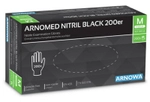 Arnowa GmbH ARNOMED Nitril Midnight Black Einmalhandschuh, puderfrei, schwarz,