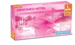 Arnowa GmbH ARNOMED Nitril Magnolia Pink Einmalhandschuhe, puderfrei, pink,