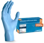 Arnowa GmbH ARNOMED Nitril Blue Einmalhandschuhe, puderfrei, blau, Unsterile
