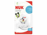 NUK Disney Mickey Mouse Saugerkette, Schnullerkette mit Clip, 1 Stück, farbig
