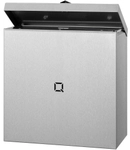 All Care B.V. All Care Qbic-line Hygienebox Edelstahl, 9 Liter, Mit...