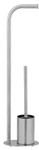 Wenko-Wenselaar GmbH & Co. KG WENKO Levante Stand WC-Garnitur, rostfreier Stahl,