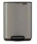 Brabantia International B.V. Brabantia Bo Treteimer, 4L, Platzsparender...