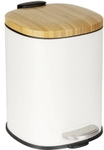 Wenko-Wenselaar GmbH & Co. KG WENKO Fianema Kosmetikeimer 3 Liter, Metall/Bambus,