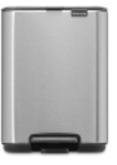 Brabantia International B.V. Brabantia Bo Treteimer, 4L, Platzsparender...