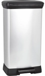Keter Germany GmbH CURVER Abfalleimer DECO Bin METALLICS, 50 Liter, Abfallbeh&auml;lter