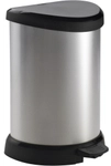Keter Germany GmbH CURVER Abfalleimer DECO Bin METALLICS , 15 Liter, M&uuml;lleimer in