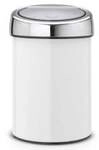 Brabantia International B.V. Brabantia Abfalleimer Touch Bin, 3 Liter, Praktischer