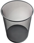 helit Papierkorb "the circle network ", 15 Liter, Pulverbeschichteter