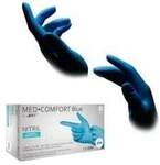 AMPri Handelsgesellschaft mbH MED-COMFORT Blue Nitrilhandschuhe, puderfrei, blau,