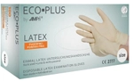 AMPri Handelsgesellschaft mbH ECO-PLUS Latexhandschuhe, puderfrei, wei&szlig;,...