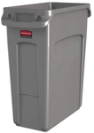 Rubbermaid Abfalleimer Slim Jim&reg;, 60 Liter, Robuster M&uuml;lleimer aus...