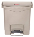 Rubbermaid Tretm&uuml;lleimer Slim Jim&reg; Step-On, Kunststoff, 15 Liter, Hochwertiger