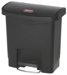 Rubbermaid Tretm&uuml;lleimer Slim Jim&reg; Step-On, Kunststoff, 15 Liter, Hochwertiger