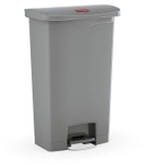 Rubbermaid Tretm&uuml;lleimer Slim Jim&reg; Step-On, Kunststoff, 68 Liter, Hochwertiger
