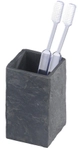Wenko-Wenselaar GmbH & Co. KG WENKO Slate Rock Zahnputzbecher, Eleganter