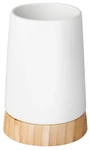 Wenko-Wenselaar GmbH & Co. KG WENKO Bamboo Zahnputzbecher, Zur Aufbewahrung von