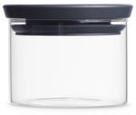 Brabantia International B.V. Brabantia Stapelbarer Glasbeh&auml;lter, transparent / grau,
