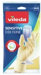 Vileda GmbH Vileda Handschuhe - Der Feine, Latexhandschuh mit Innenbeflockung,...