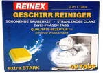 Reinex Chemie GmbH Reinex Geschirr Reiniger, 2 in 1 Tabs, extra stark, Effiziente