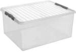 helit "the q-line " Aufbewahrungsbox mit Deckel, glasklar, Lebensmittelechte,