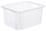 Rotho Kunststoff AG Rotho REVERSO Drehstapelbox, 46 Liter, Aufbewahrungsbox, Ma&szlig;e: